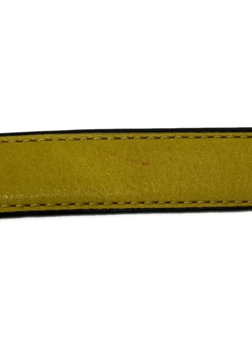 COACH Bleecker Leather Mini Duffle 32281 Dark yellow Leather Shoulder Bag